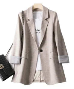 Women Long Sleeve Spring Casual Blazer