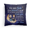 To My Daughter To My Son I Love You – Personalized Pillow – Birthday, Loving Gift For Daughter, Son, Kids