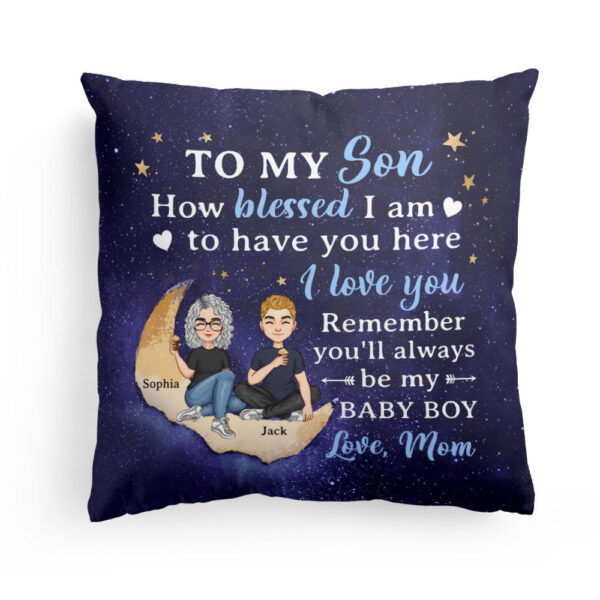 To My Daughter To My Son I Love You – Personalized Pillow – Birthday, Loving Gift For Daughter, Son, Kids