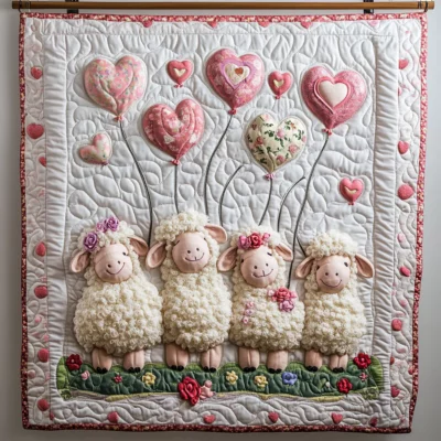 Sweet Sheep WG1001029CL Quilt